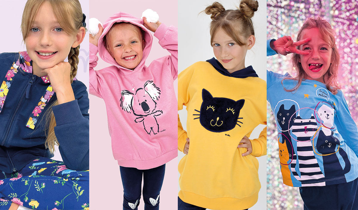 Nowości Endo dla dziewczynek Jesień-Zima 2023 - W co ubrać dziewczynkę jesienią?