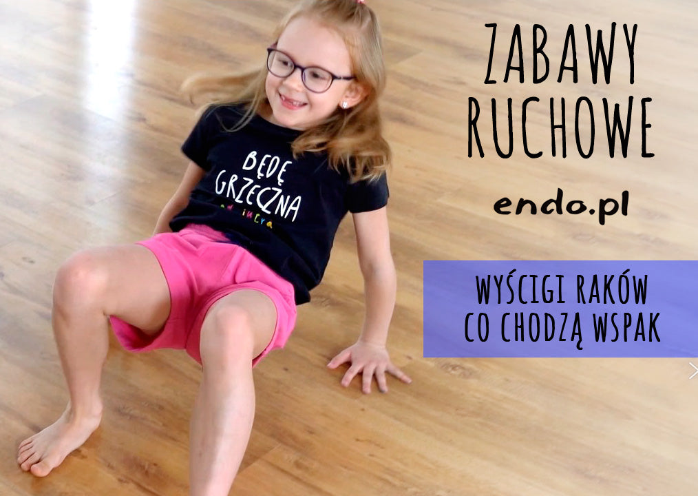 Zabawy ruchowe z Endo: Wyścigi raków co chodzą wspak