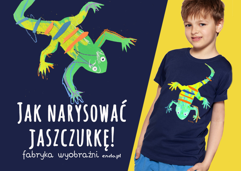 Szkoła rysunku Endo: Jak narysować jaszczurkę?