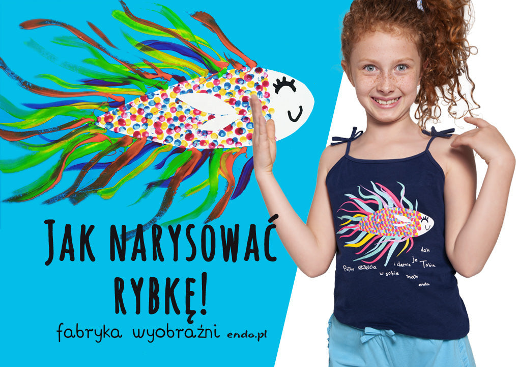 Szkoła rysunku Endo - jak narysować rybkę.