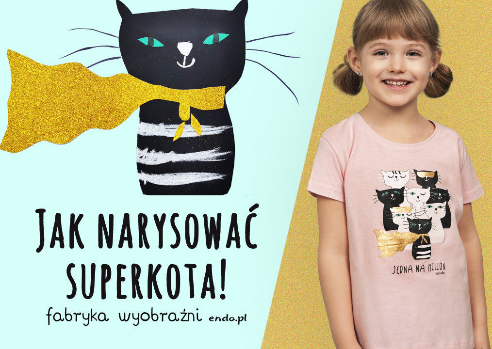 Szkoła Rysunku Endo: jak narysować Superkota?