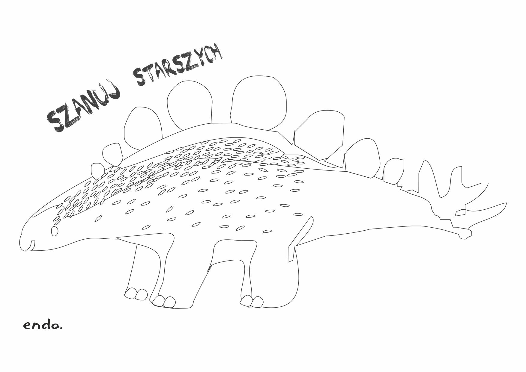 kolorowanki z dinozaurami