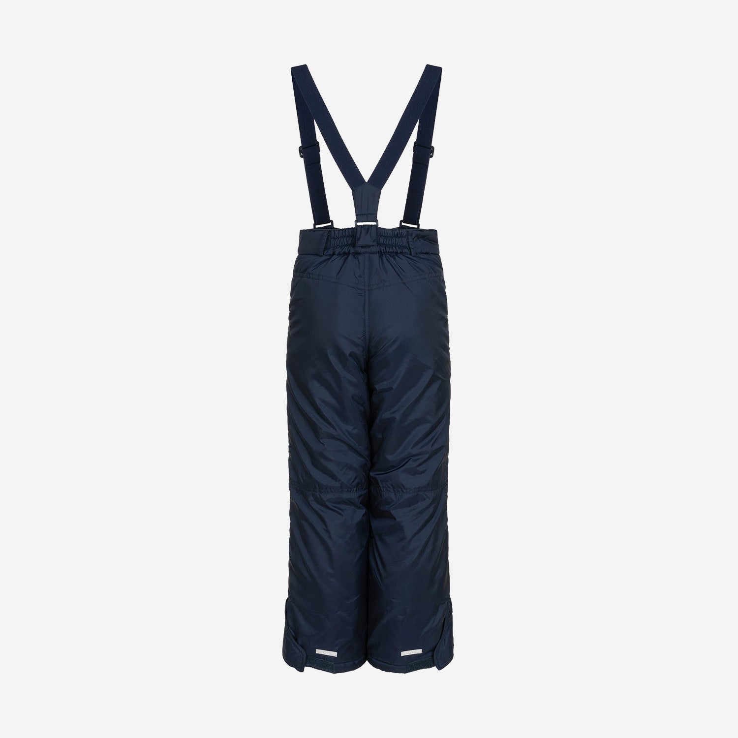 Insulated trousers with suspenders for boys aged 9-13, navy blue