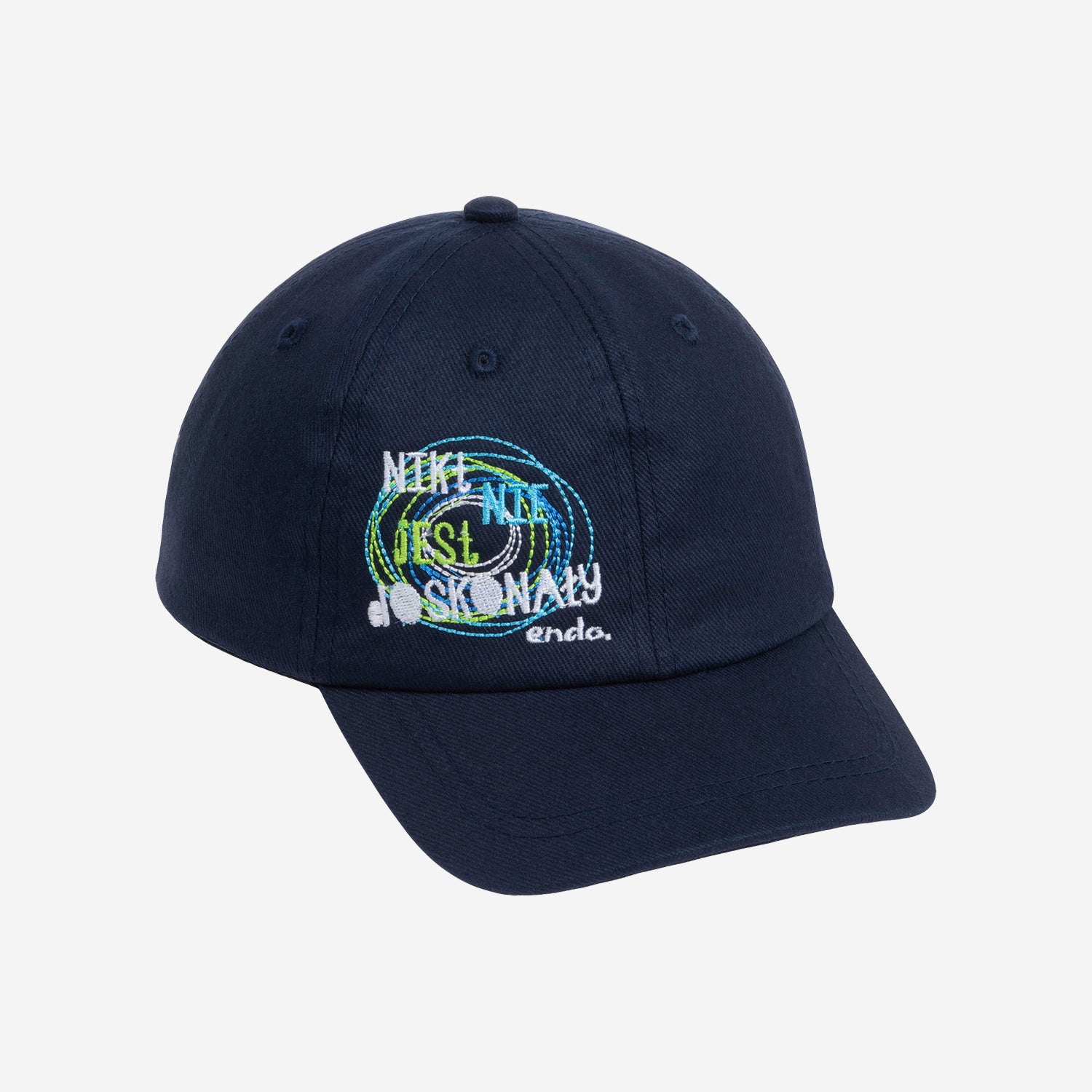 Czapka z daszkiem dla chłopca, z napisem nikt nie jest doskonały