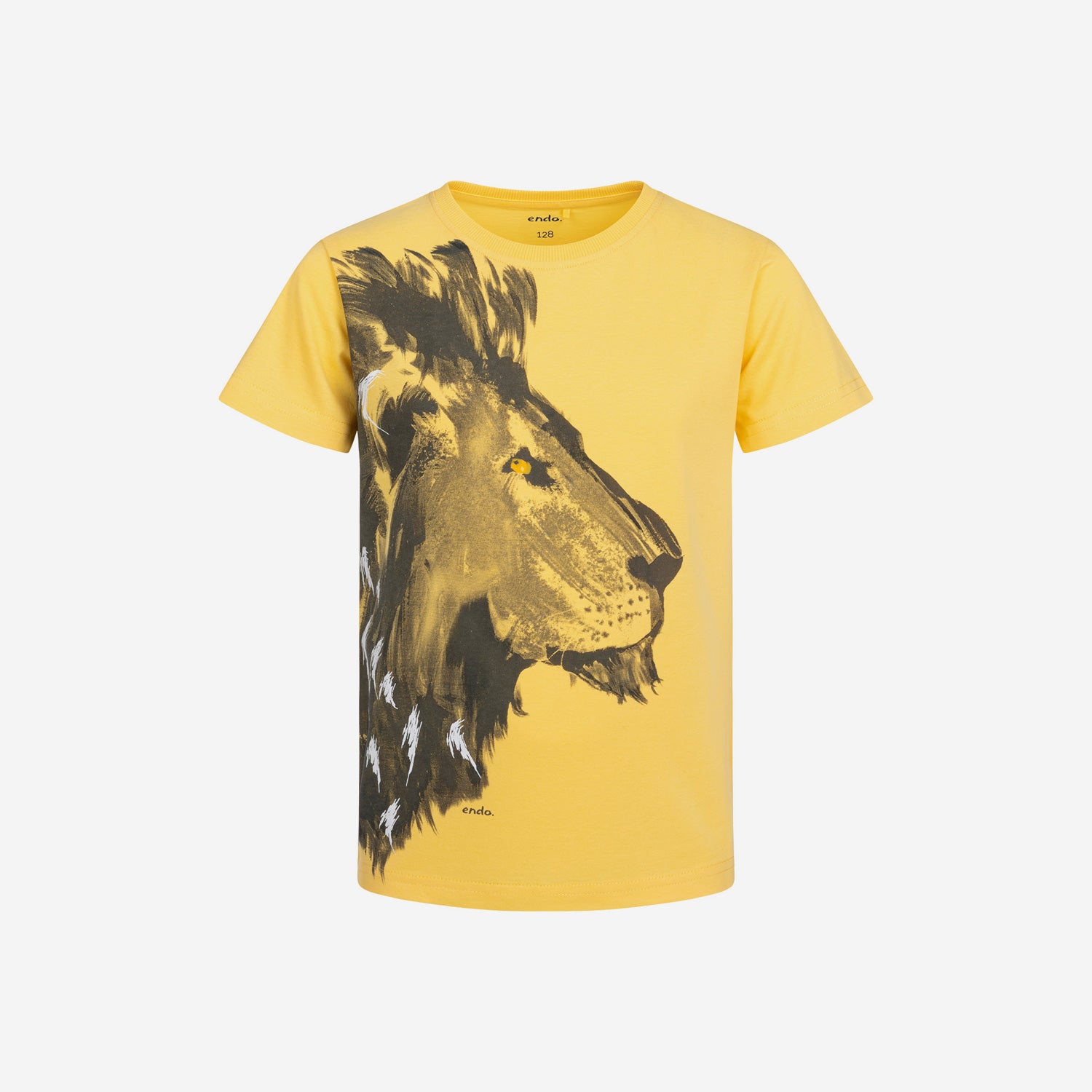 T-shirt z krótkim rękawem dla chłopca, z lwem 3-8 lat