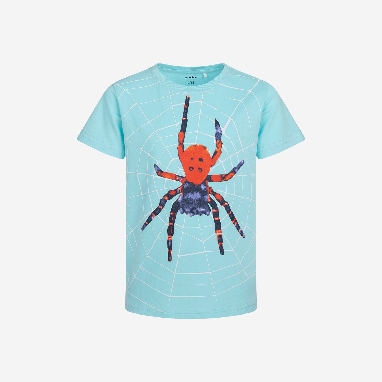 T-shirt z krótkim rękawem dla chłopca, z pająkiem 9-13 lat