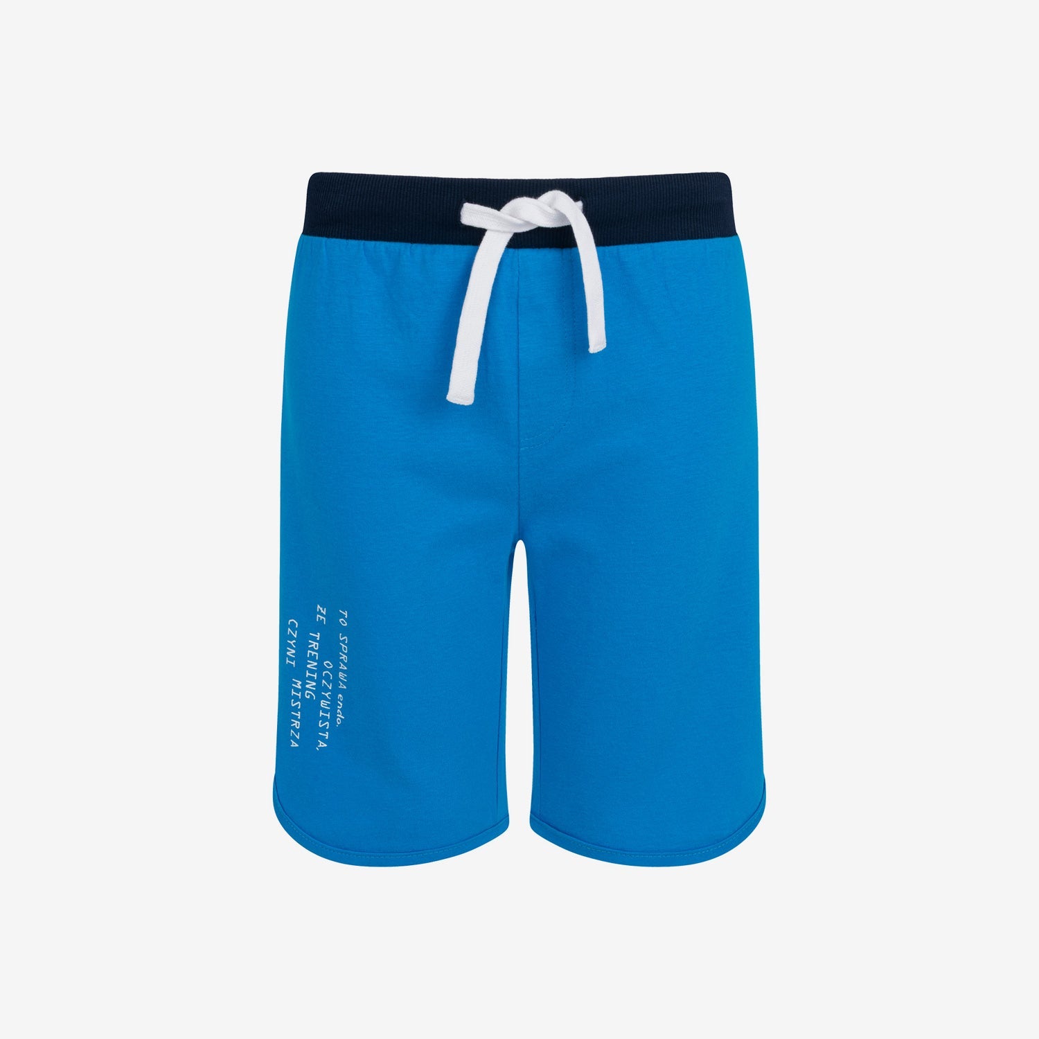 Niebieskie dresowe szorty dla chłopca