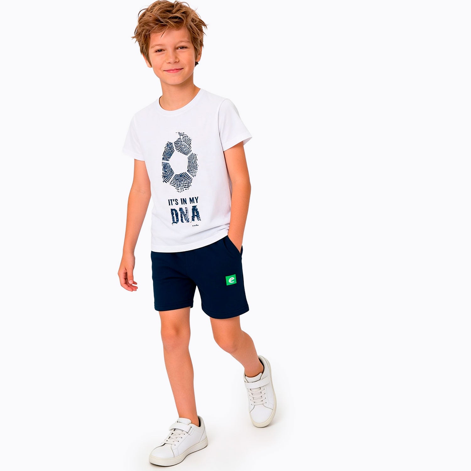 Boy's navy blue shorts, 9-13 years old