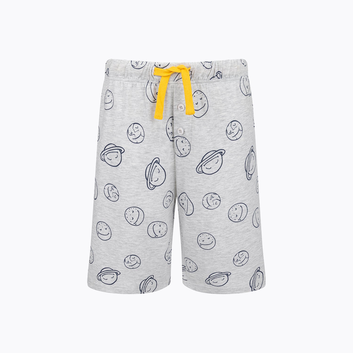 Piżama z krótkim rękawem dla chłopca, z rakietą kosmiczną, szara 9-13 lat