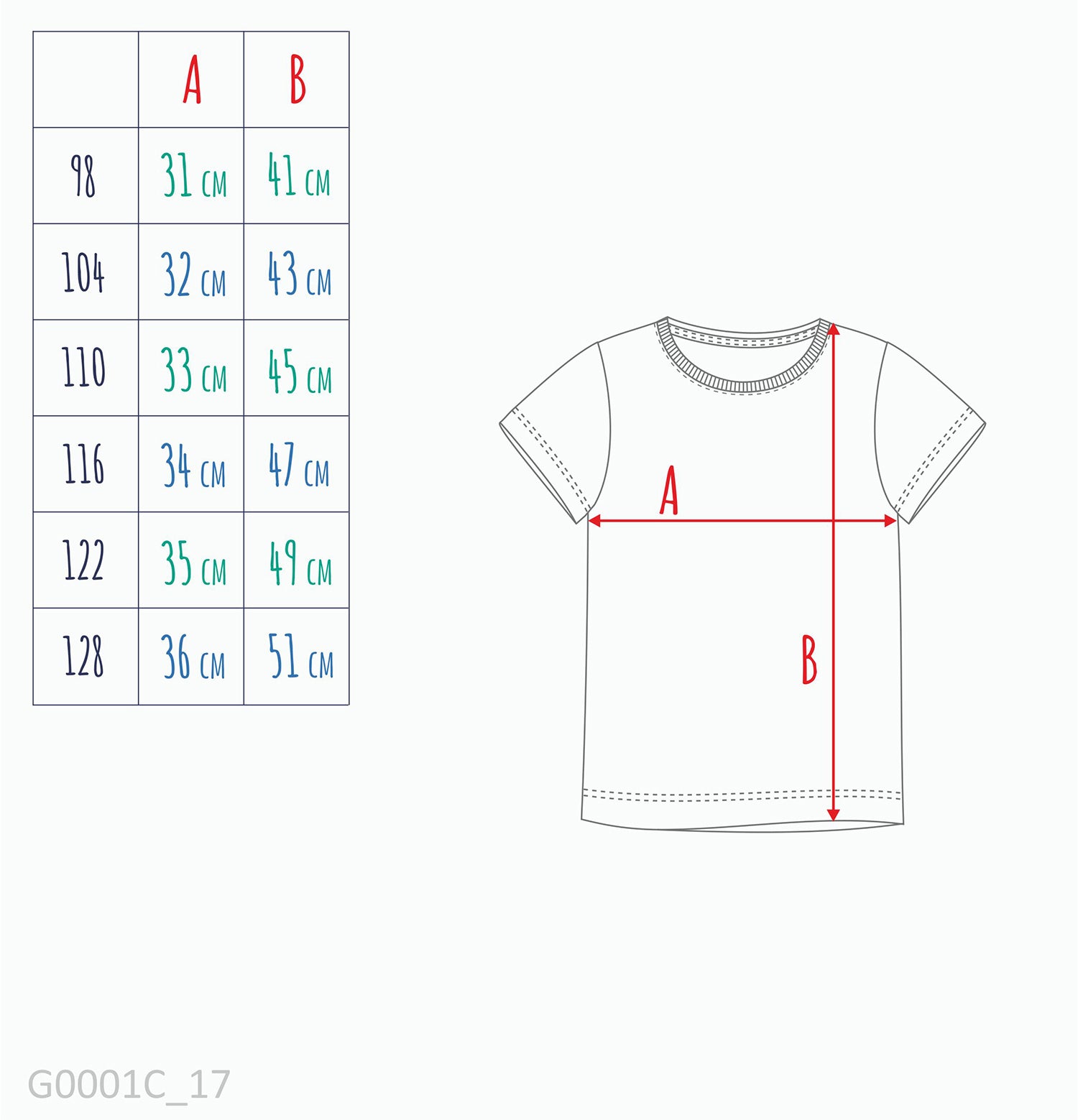 T-shirt z krótkim rękawem dla chłopca 3-8 lat, niebieski z motywem skate