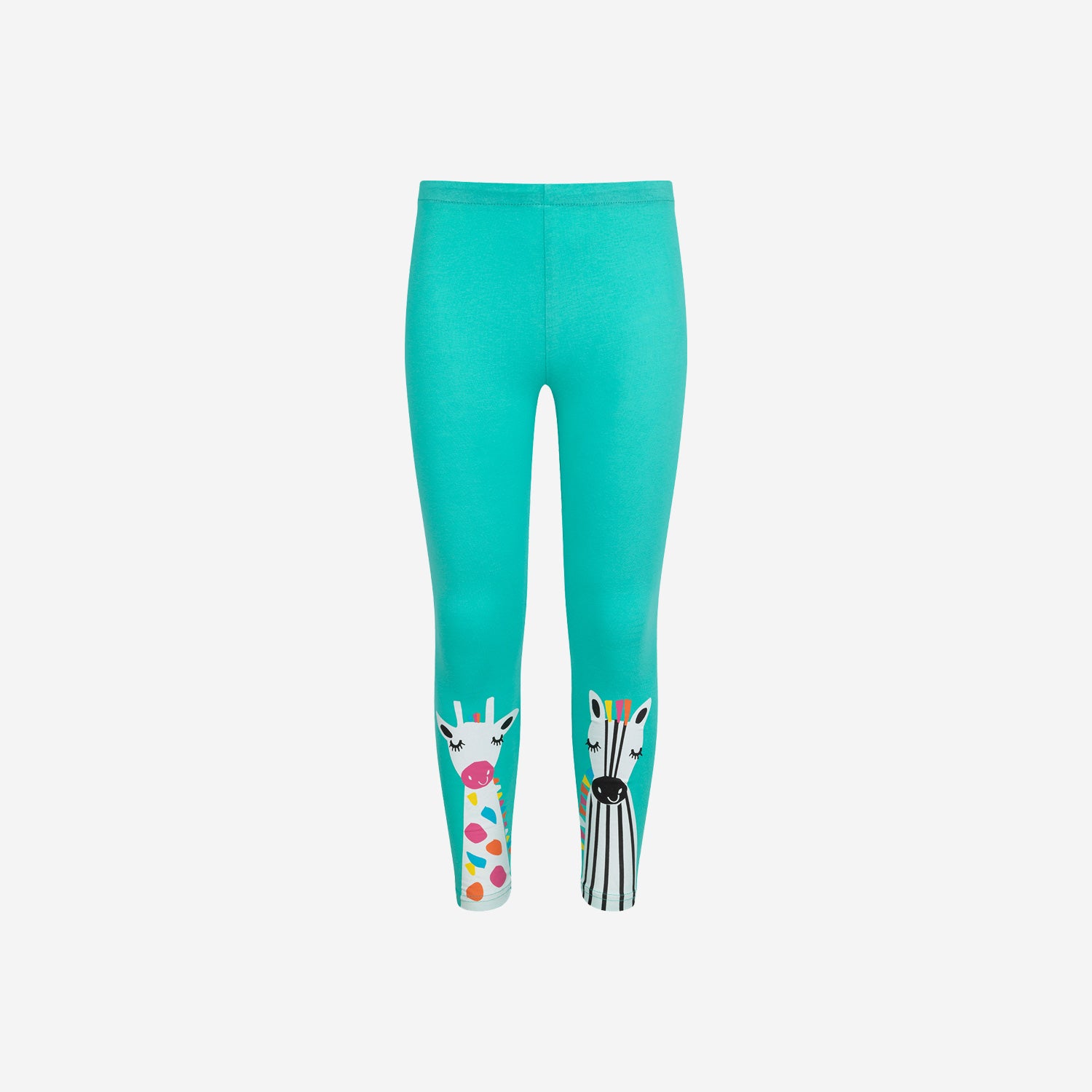 Legginsy dla dziewczynki, z motywem żyraf, 3-8 lat