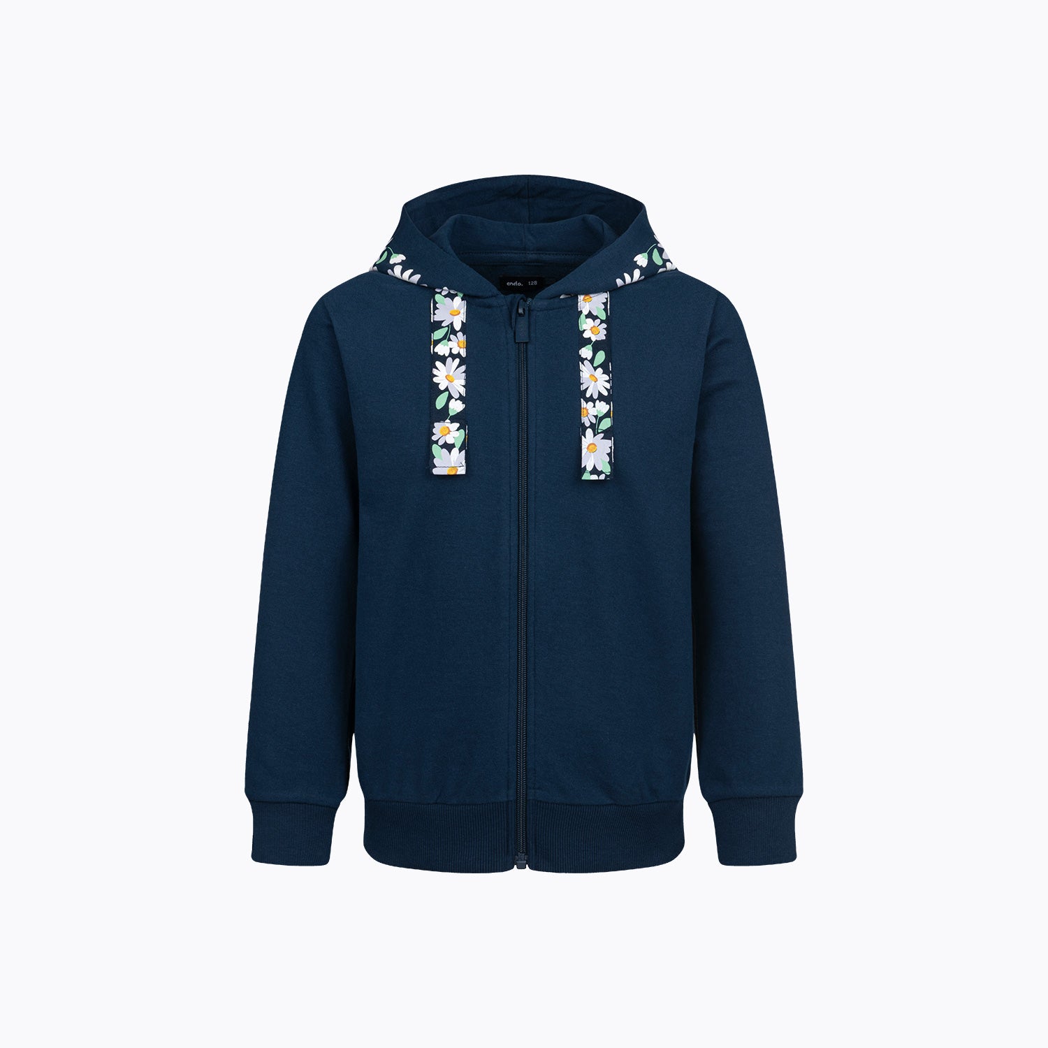 Bluza z kapturem dla dziewczynki 3-8 lat, granatowa