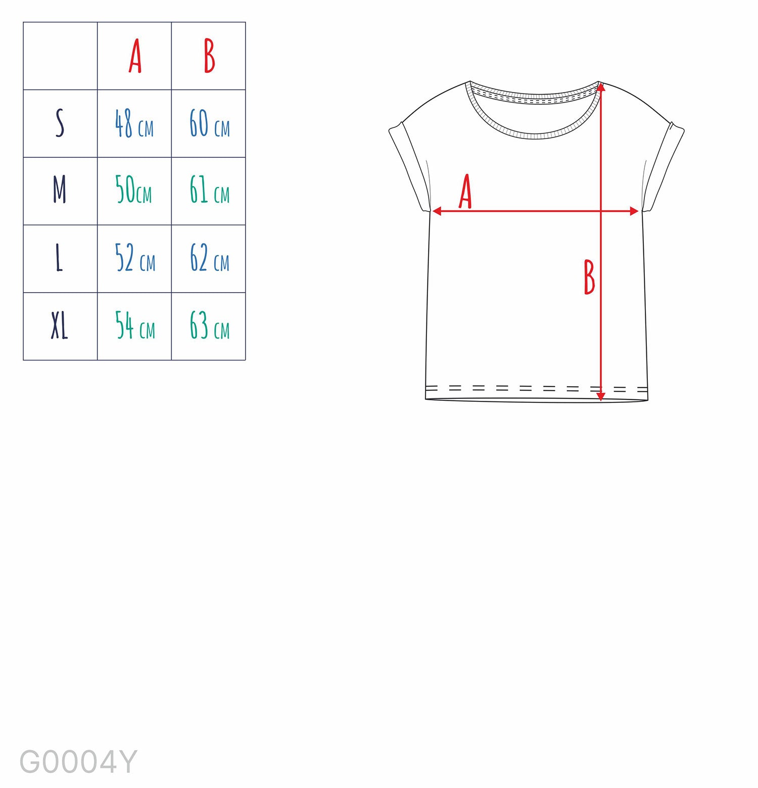 Women's short-sleeved raspberry t-shirt, white