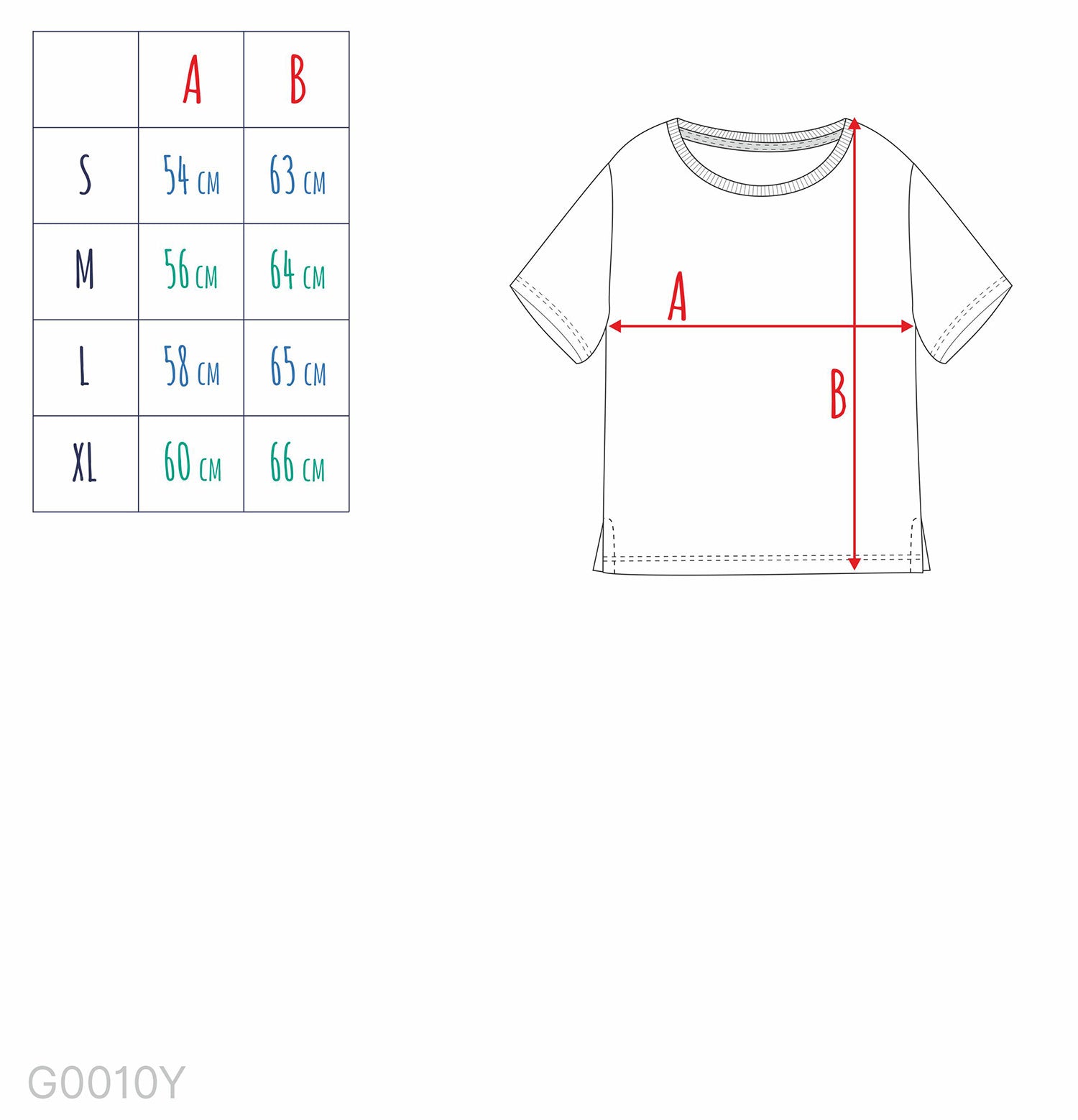 Women's short-sleeved raspberry t-shirt, white