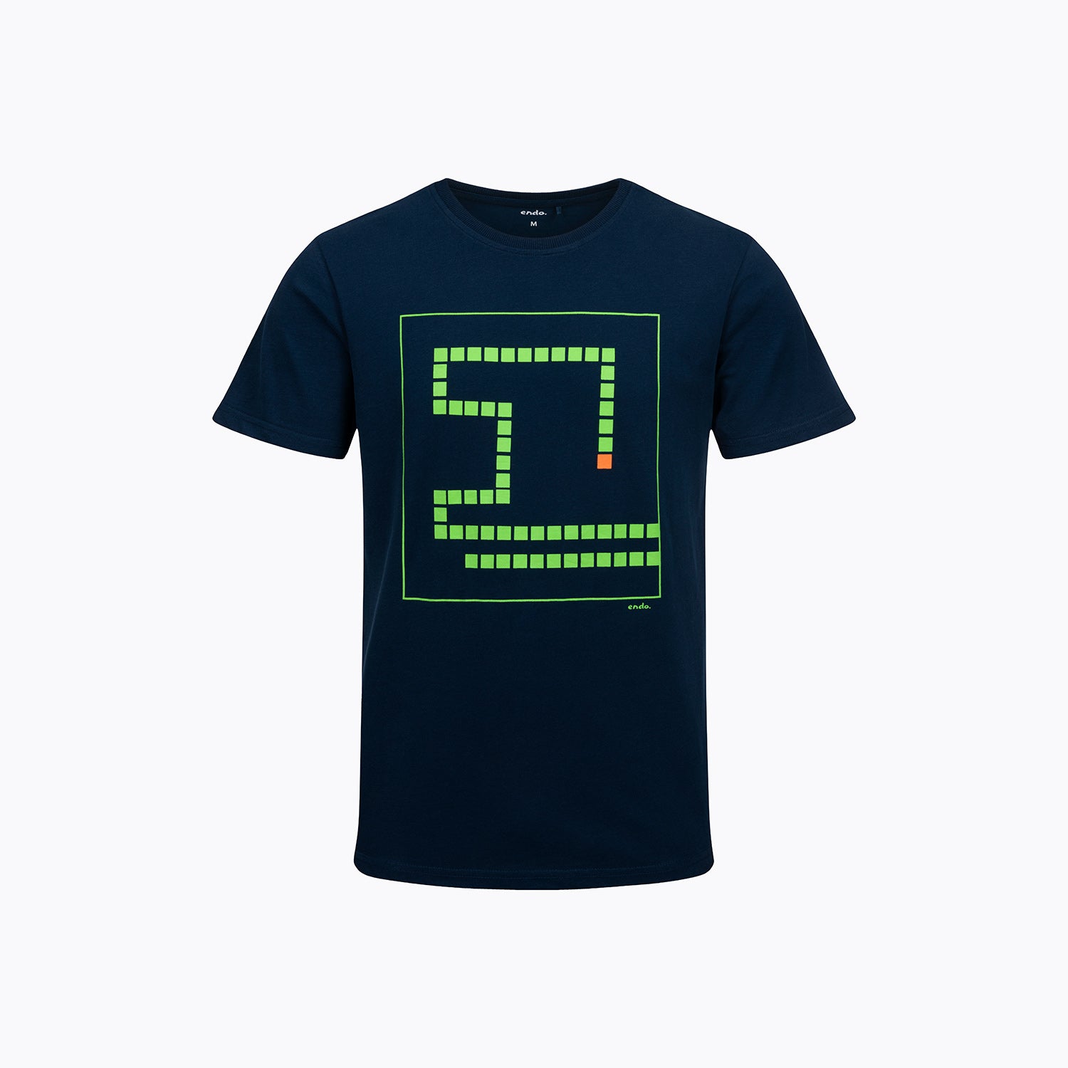 Męski t-shirt z krótkim rękawem, z motywem gry komputerowej, granatowy