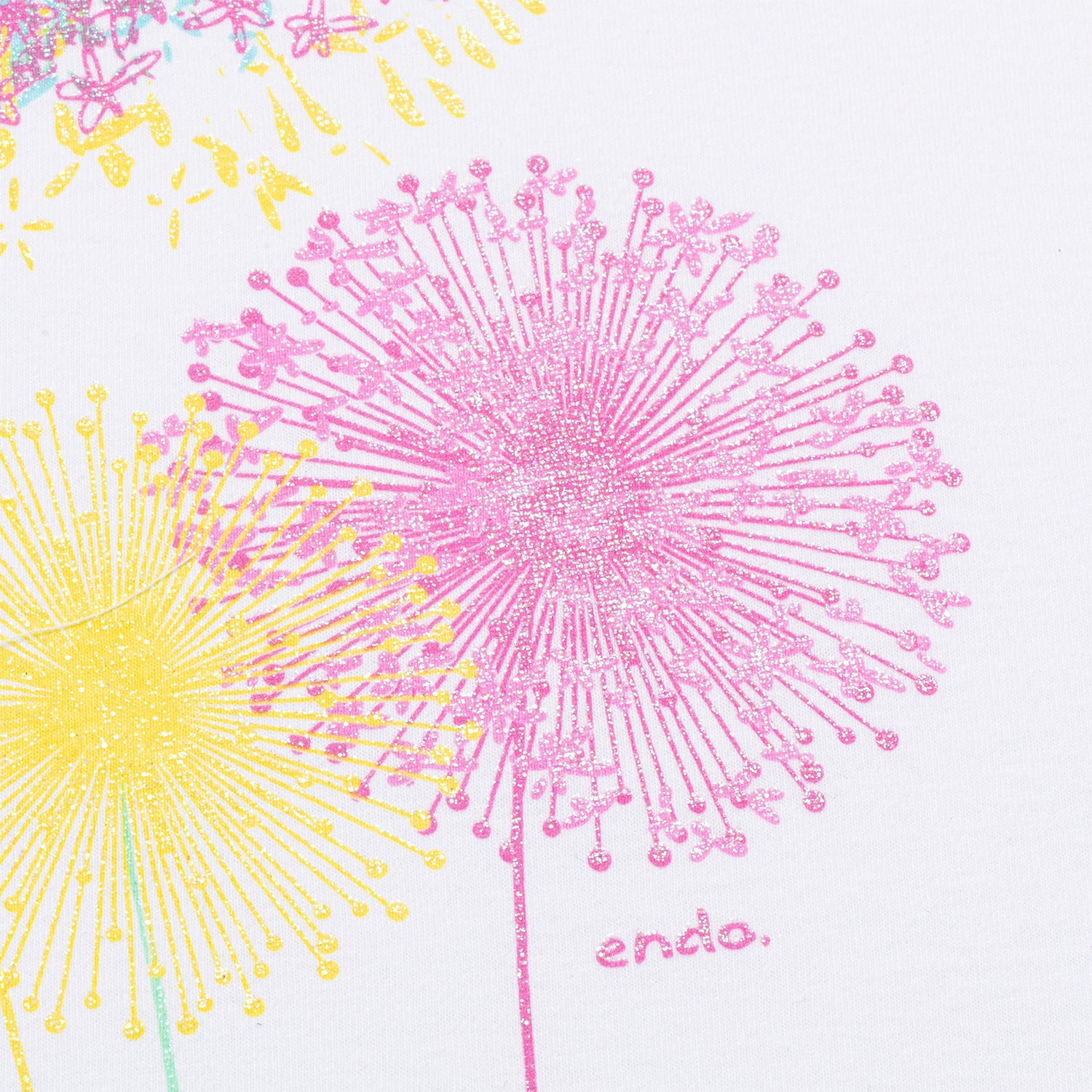 Damski t-shirt z krótkim rękawem, z dmuchawcami, biały