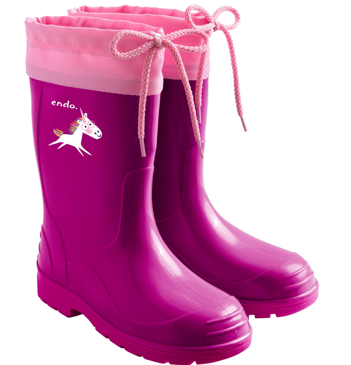 Damen Gummistiefel Gummistiefel Stahlkappe Pink Rain Boots Rieker