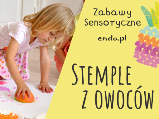Zabawy sensoryczne – stemple z warzyw i owoców