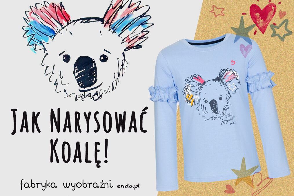 Koala: rysunek dla dzieci