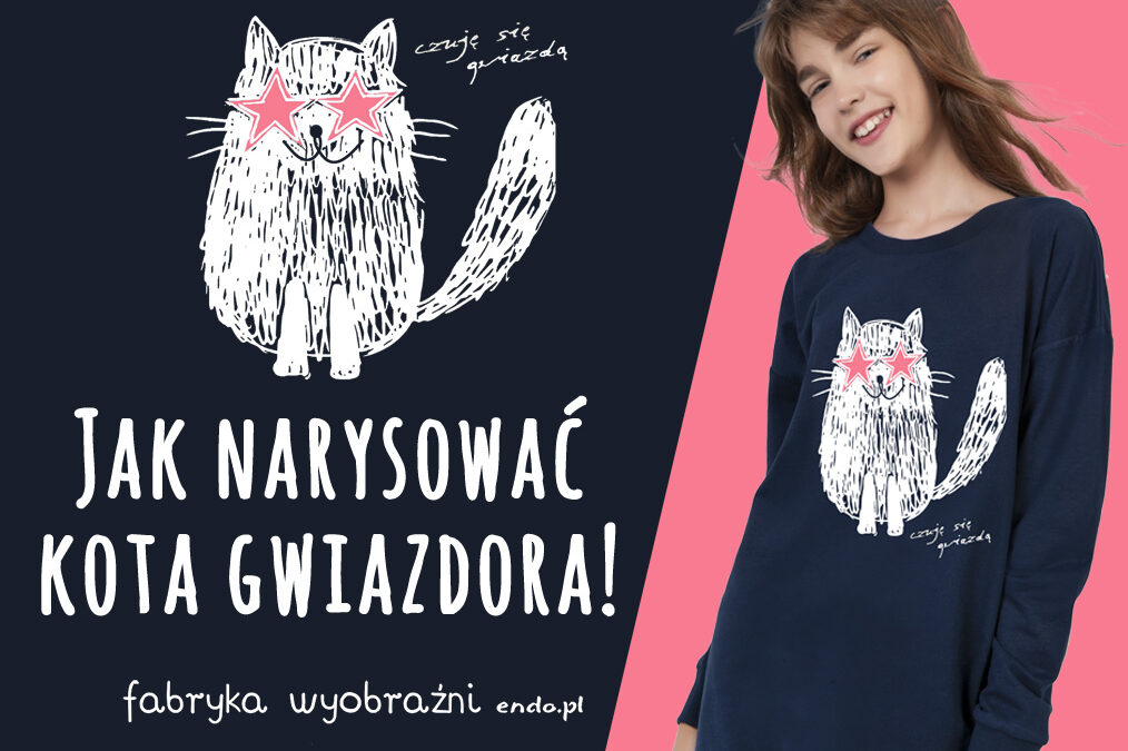 Jak narysować kota gwiazdora – Szkoła Rysunku