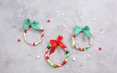 Prosta ozdoba na choinkę DIY – projekt dla malucha
