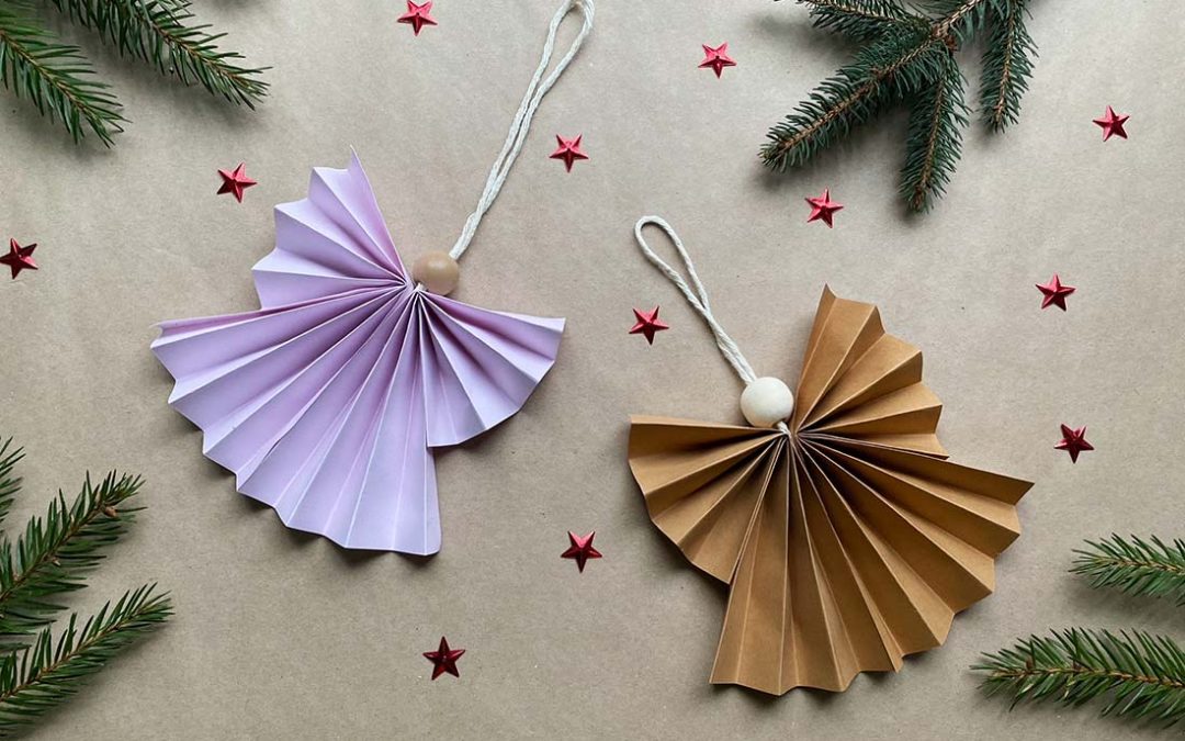 Ozdoby świąteczne na choinkę DIY – jak zrobić papierowe aniołki?