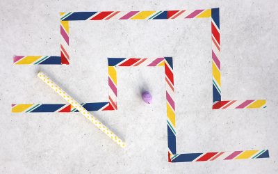Zabawa wielkanocna dla dzieci – Wyścig jajek