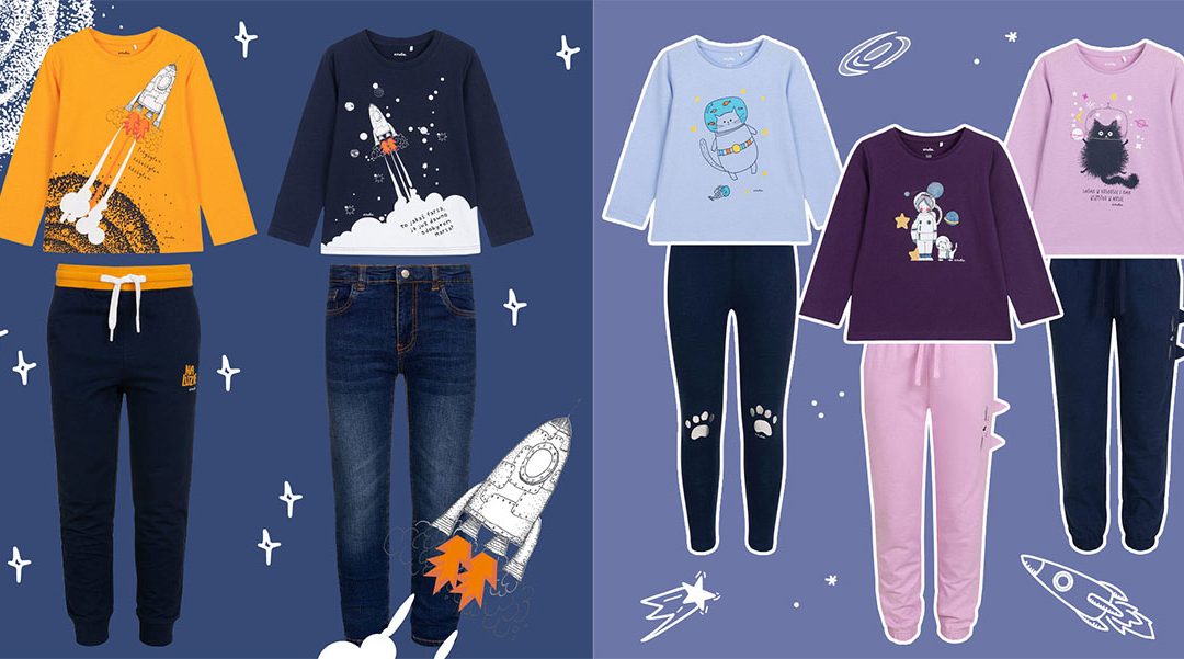Dziecięcy styl inspirowany wszechświatem – Kosmiczna kolekcja ubrań dla chłopców i dziewczynek