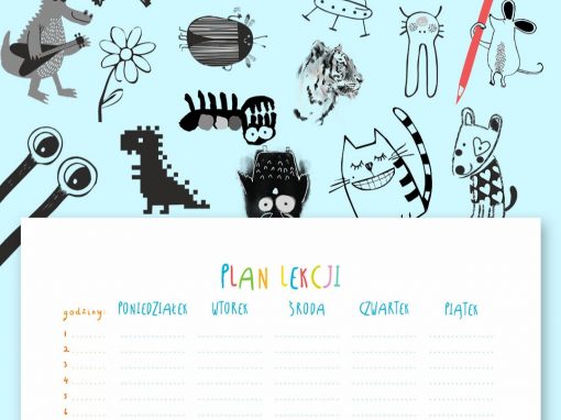 Dobry plan to podstawa! – plan lekcji do pobrania