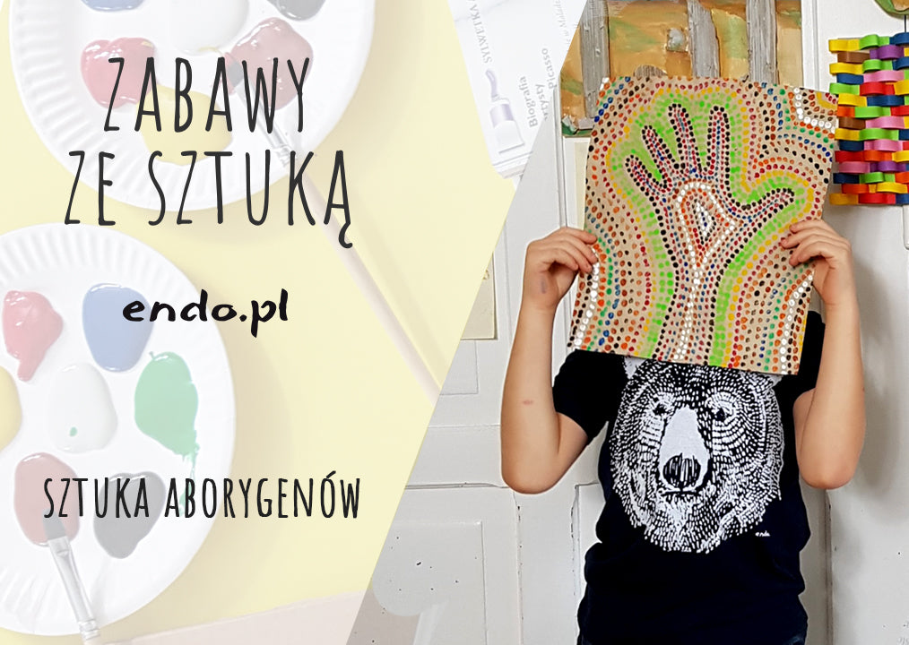 Sztuka Aborygenów: malowanie kropkami