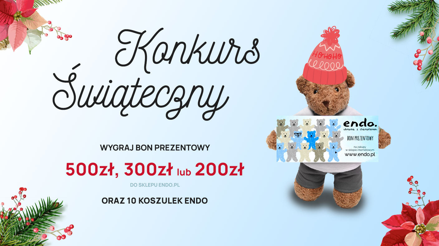Konkurs Świąteczny - Wygraj karty upominkowe do Endo i koszulki