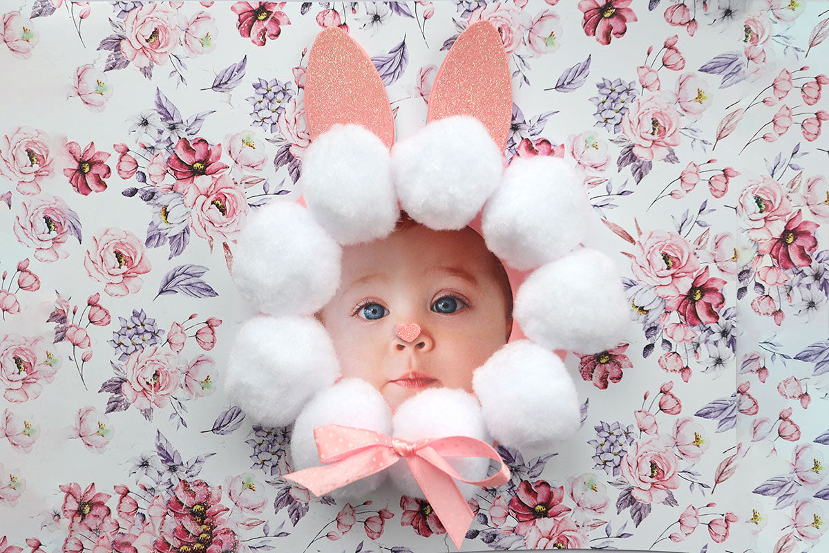 Kartka wielkanocna DIY - Życzenia ze zdjęciem dziecka