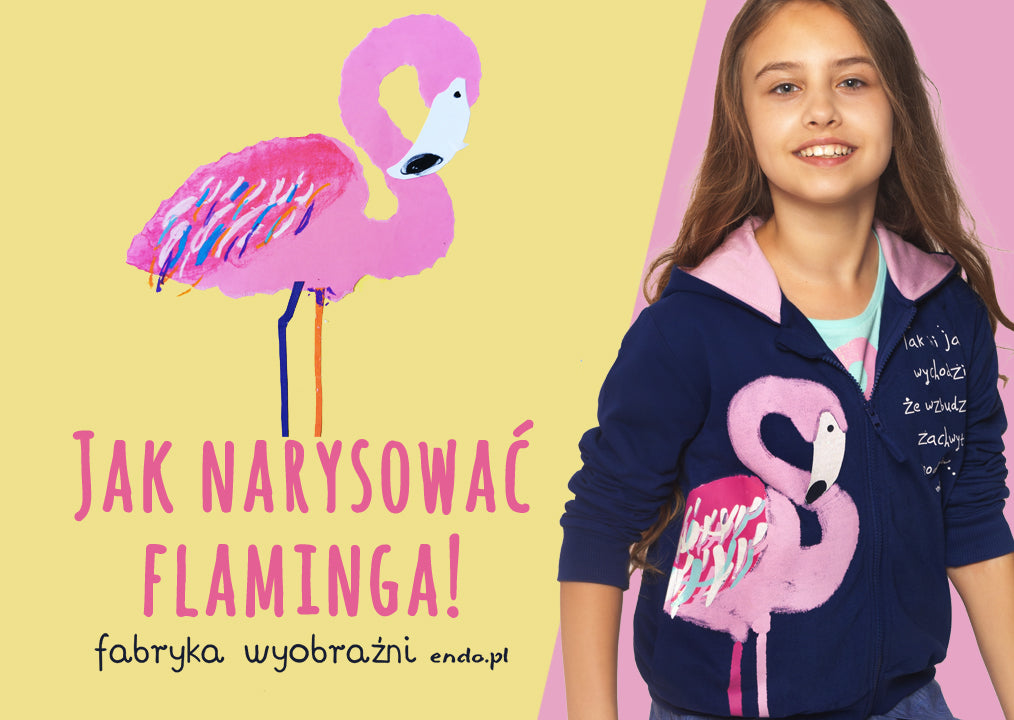 Szkoła rysunku Endo: jak narysować flaminga?