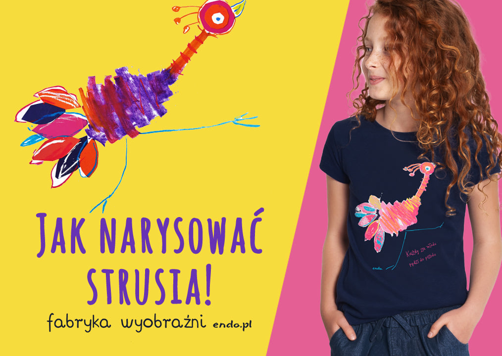 Szkoła rysunku Endo: Jak narysować strusia?