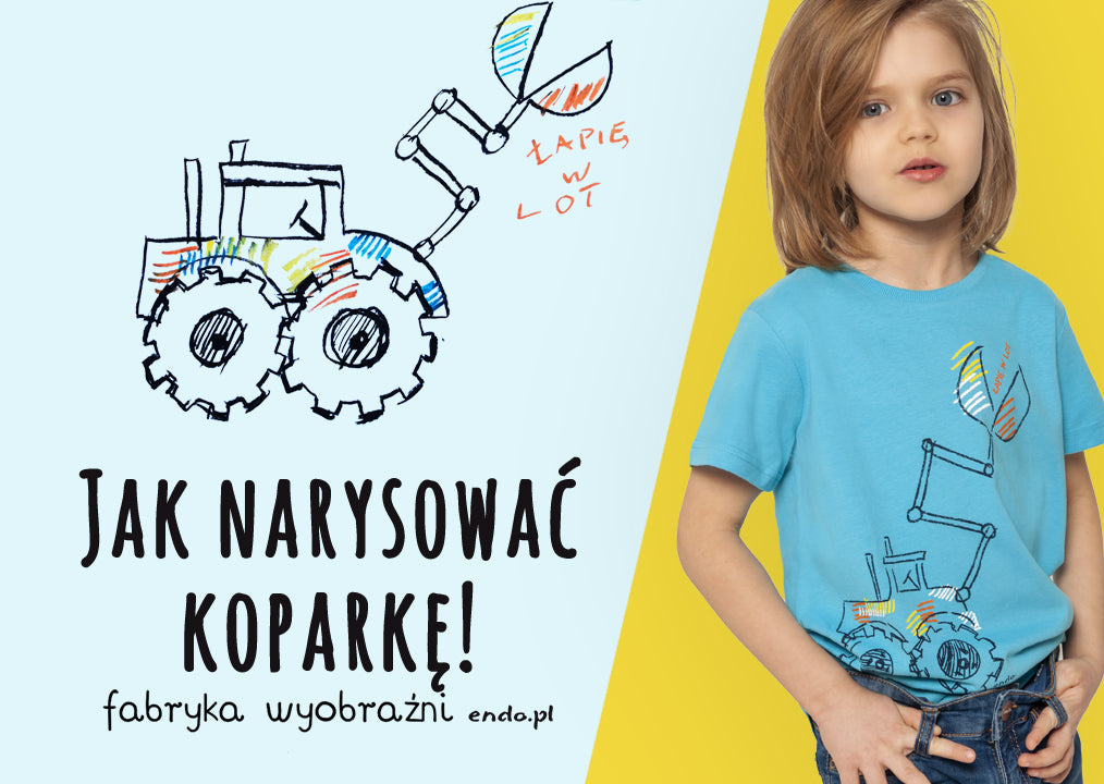 Jak narysować koparkę?