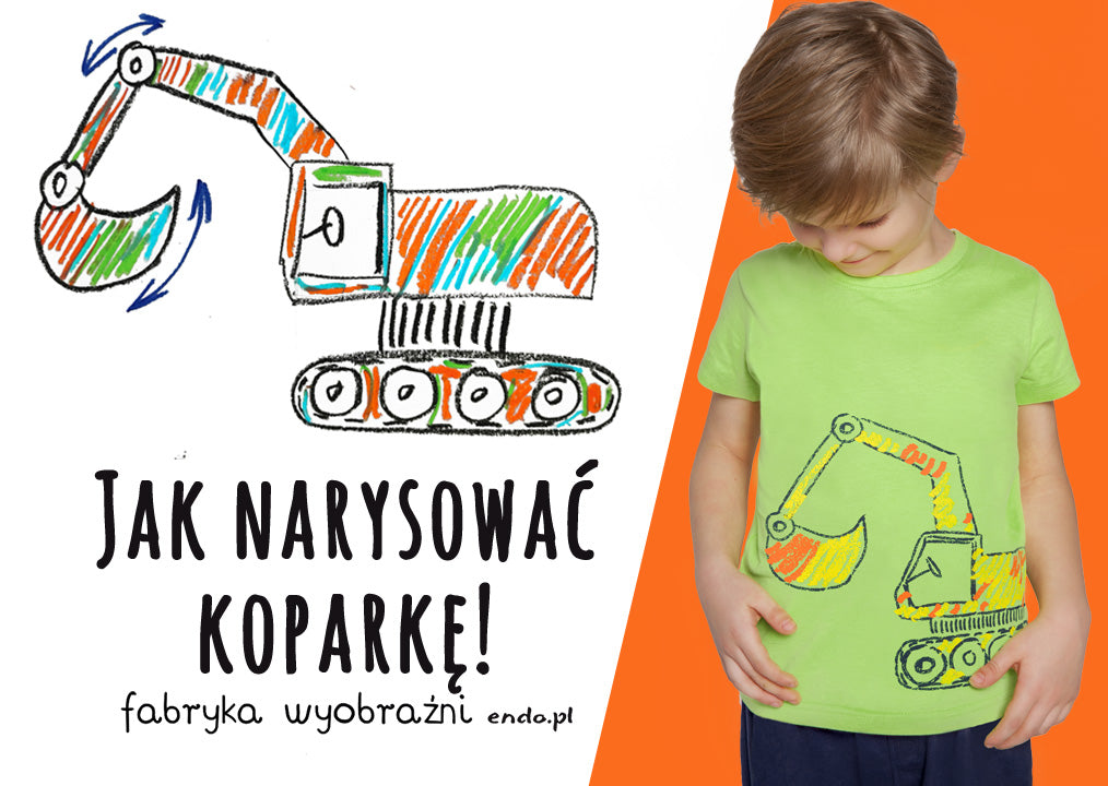 Szkoła rysunku Endo - jak narysować koparkę.