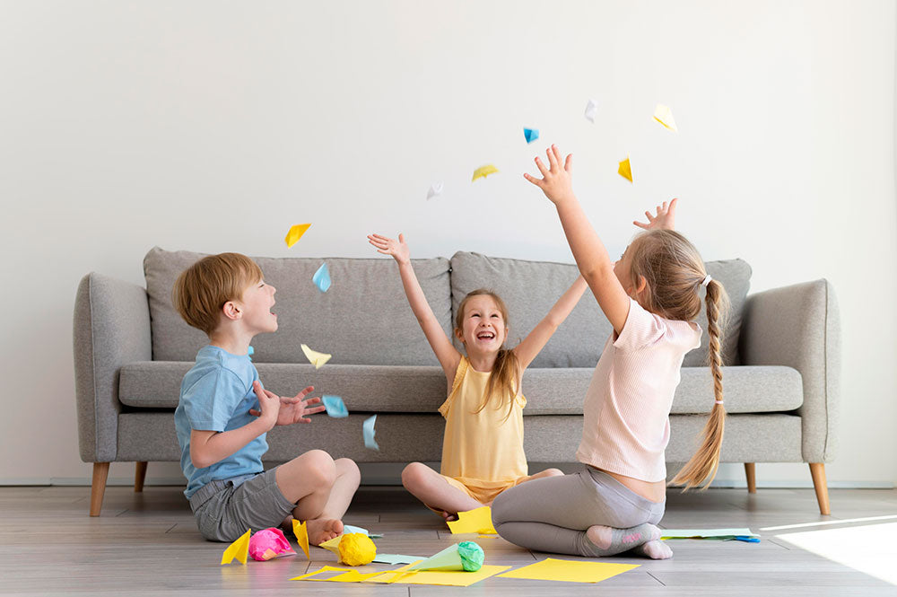 Aktywnie i kolorowo. Zabawy edukacyjne dla dzieci w domu