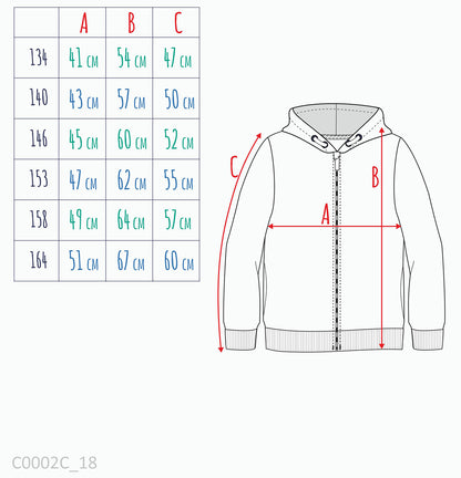 Rozpinana bluza z kapturem dla chłopca, z motywem rowerowym, granatowa 9-13 lat