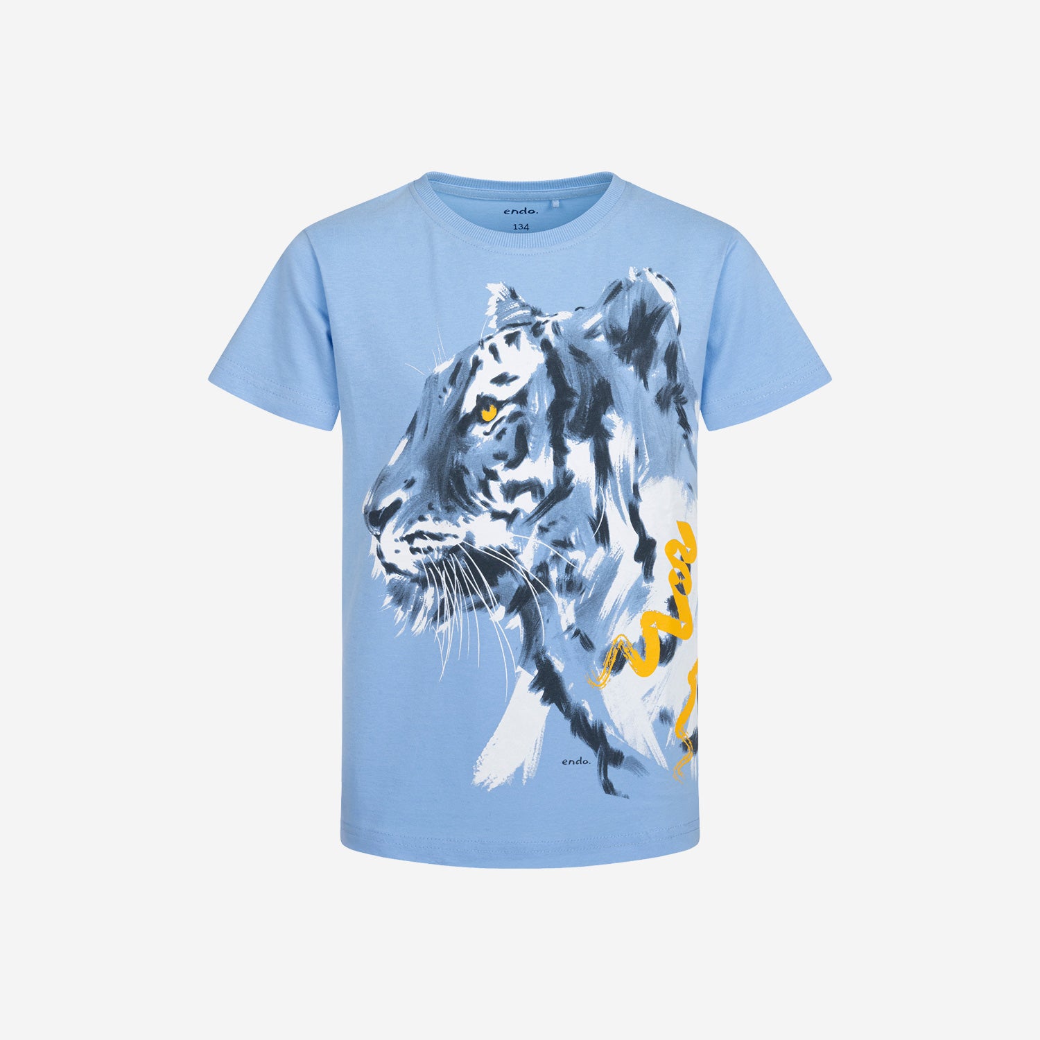 T-shirt z krótkim rękawem dla chłopca, z tygrysem, 9-13 lat