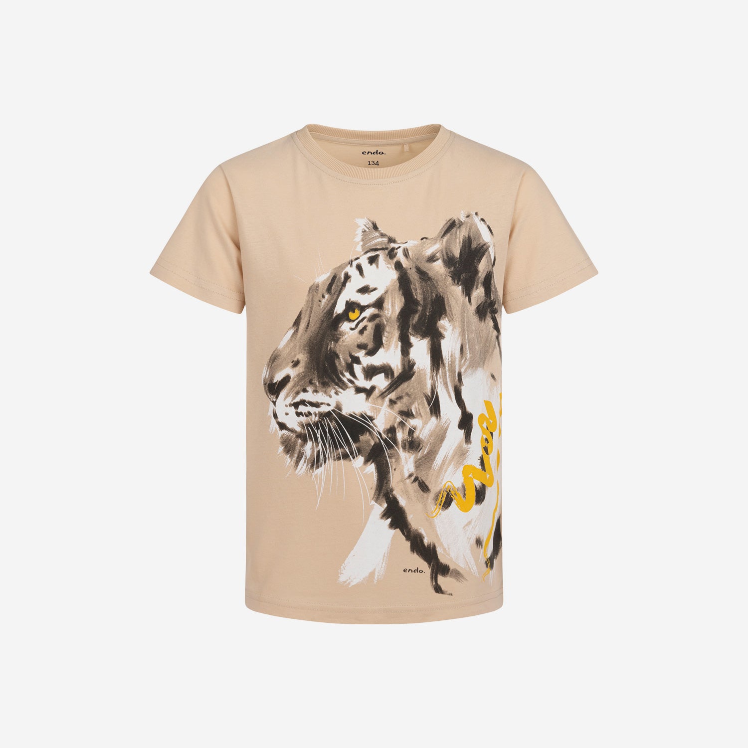 T-shirt z krótkim rękawem dla chłopca, z tygrysem, 9-13 lat