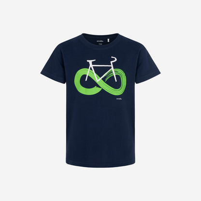 T-shirt z krótkim rękawem dla chłopca, z motywem rowerowym 9-13 lat