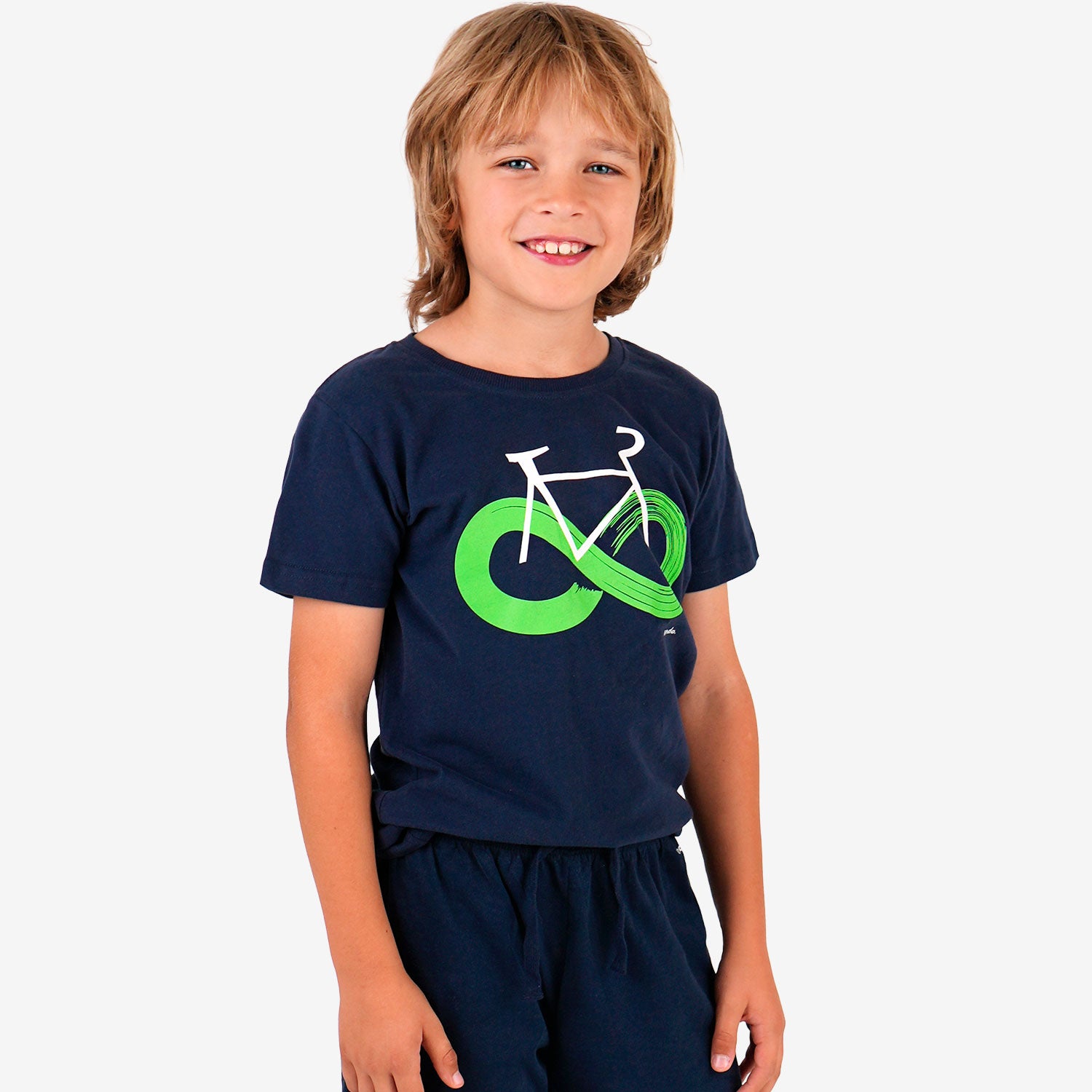 T-shirt z krótkim rękawem dla chłopca, z motywem rowerowym 9-13 lat