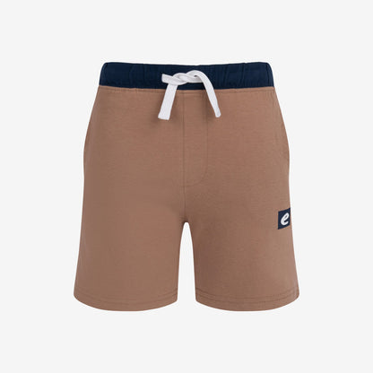 Brązowe dresowe szorty dla chłopca