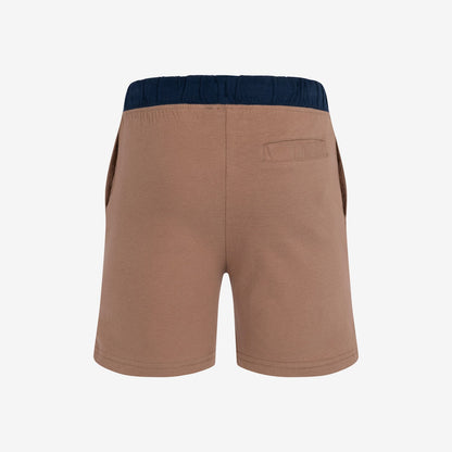 Krótkie spodenki dresowe dla chłopca brązowe