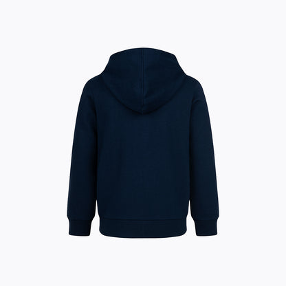 Bluza z kapturem dla chłopca, z motywem piłki nożnej, granatowa 5-8 lat