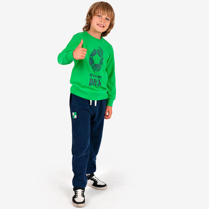 Boy's navy blue sweatpants, 9-13 years old