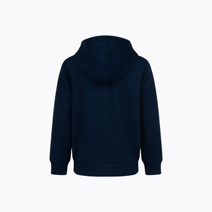 Bluza z kapturem dla chłopca, z motywem piłkarskim, granatowa 9-13 lat