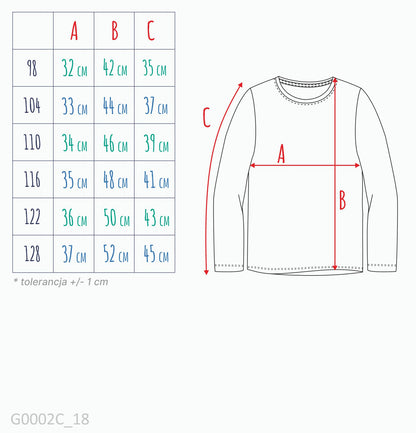 T-shirt z długim rękawem dla chłopca 2-6 lat, biały z wozem strażackim