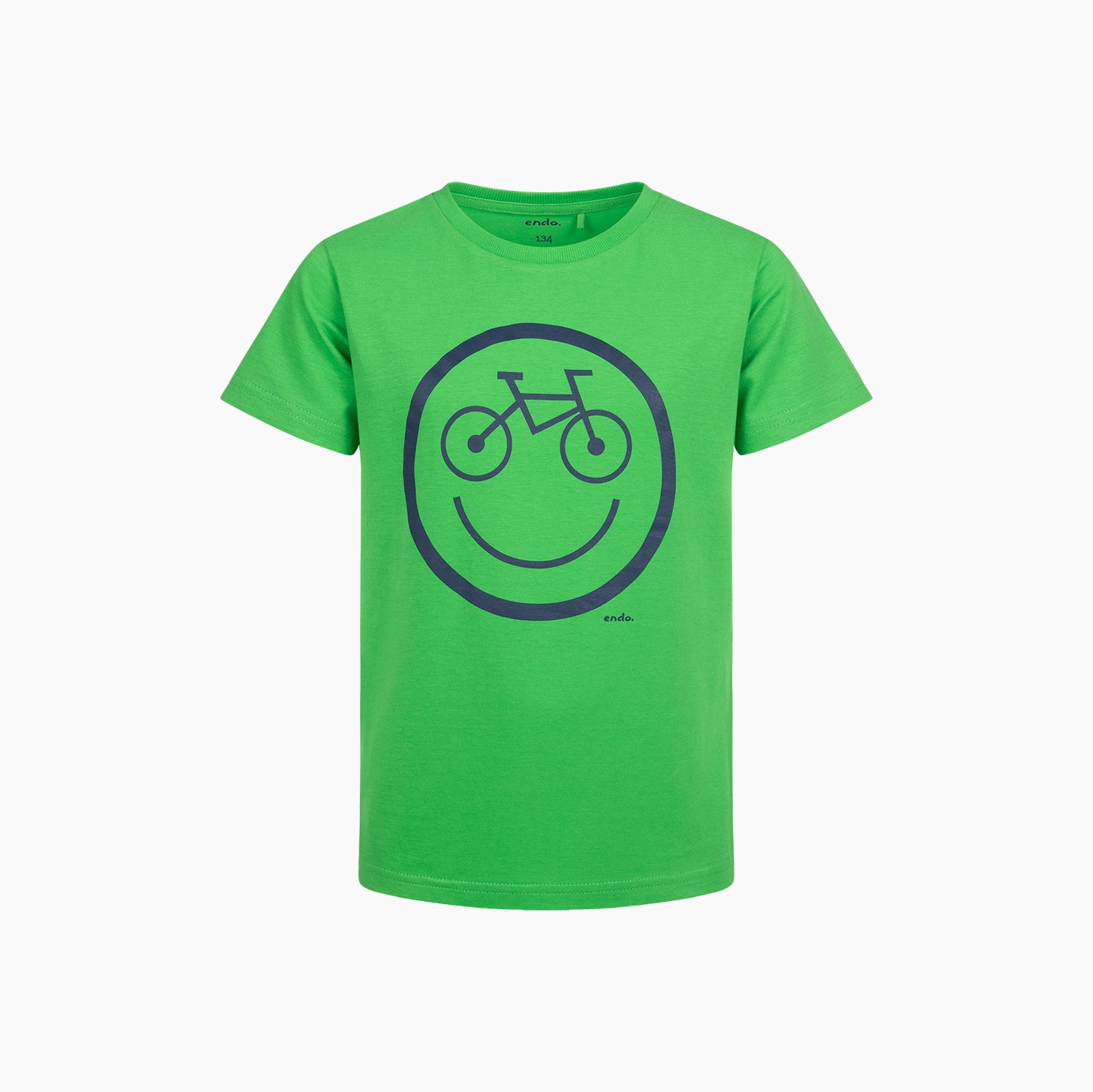 T-shirt z krótkim rękawem dla chłopca, z motywem rowerowym, zielony 9-13 lat