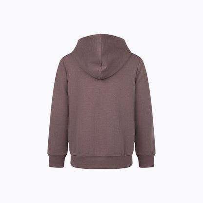 Bluza dresowa rozpinana, kaptur dla chłopca 3-8 lat, brązowa